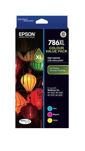 Epson 786XL DURABrite Ultra -3 Colour Value Pack