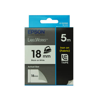 Epson C53S626103 label-making tape Black on White