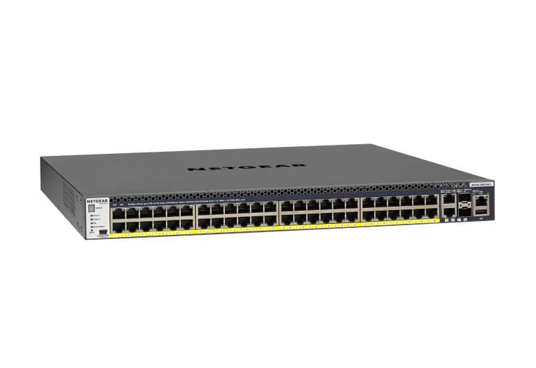 Netgear GSM4352PB 48-Port Fully Managed Stackable Layer 3 PoE+ Switch 1000W PSU