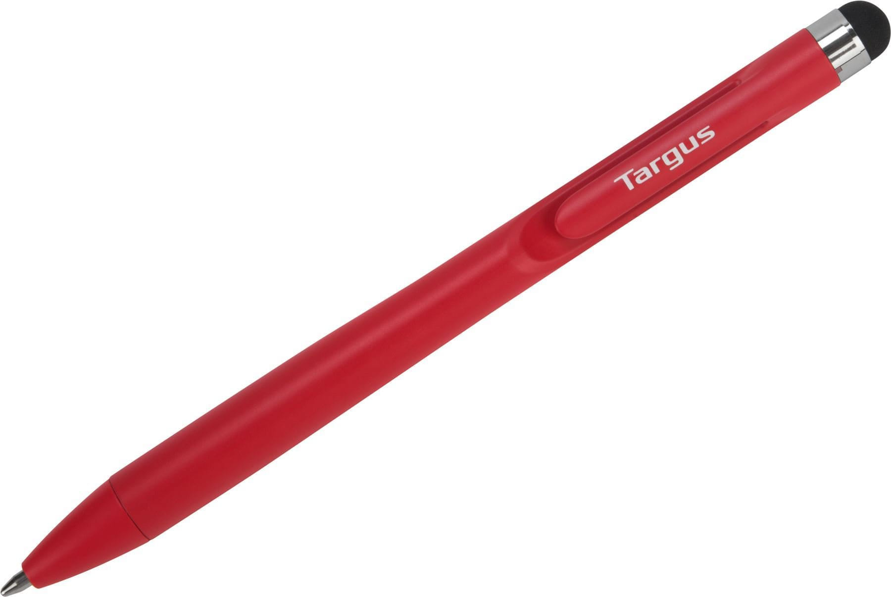 Targus Stylus & Pen with Embedded Clip - Red