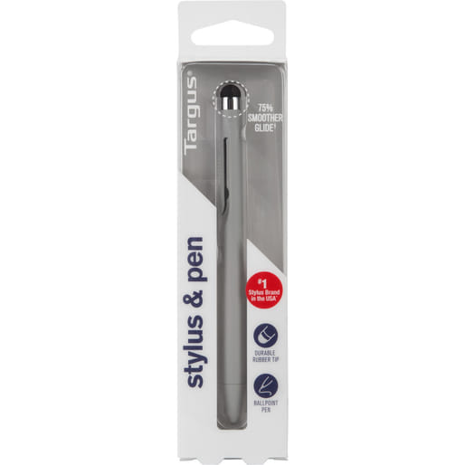 Targus Stylus And Pen with Embedded Clip Grey