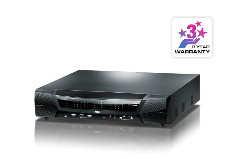 Aten 1L/4-Remote 64P C5 KVM over IP Switch With Virtual Media