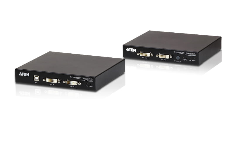 Aten HDBaseT2.0 DVI Dual View USB KVM Extender