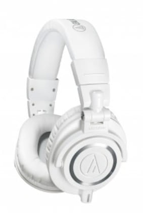 AudioTechnica Premium Studio Headphones White