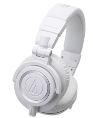 Audio-Technica ATH-M50X Professional Studio Headphones - White