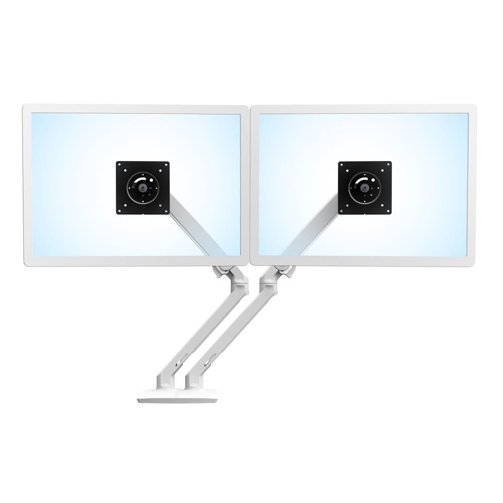 Ergotron MXV DESK DUAL MONITOR ARM (WHITE)
