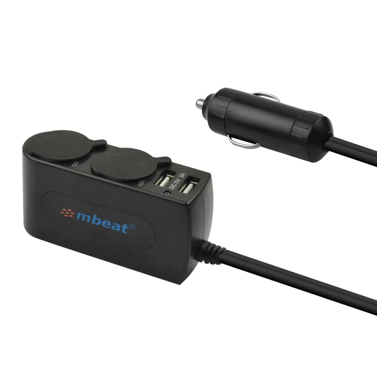 mbeat 3A/15W USB/Cigar Lighter Car Charger