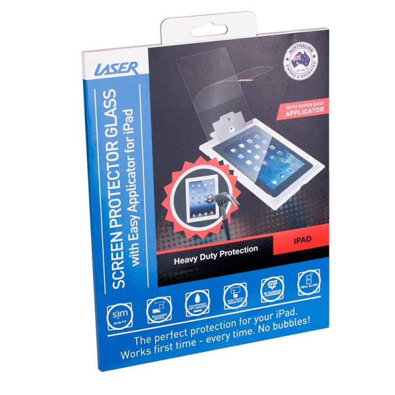 Laser Screen Protective Glass with Easy Applicator for iPad
