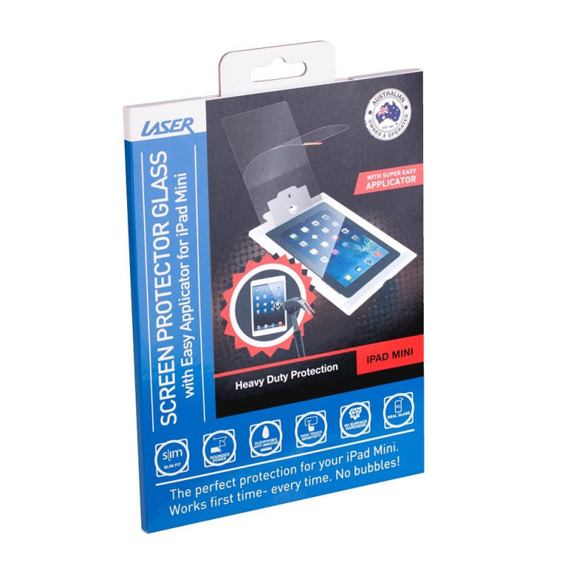 Laser Screen Protective Glass with Easy Applicator for iPad Mini