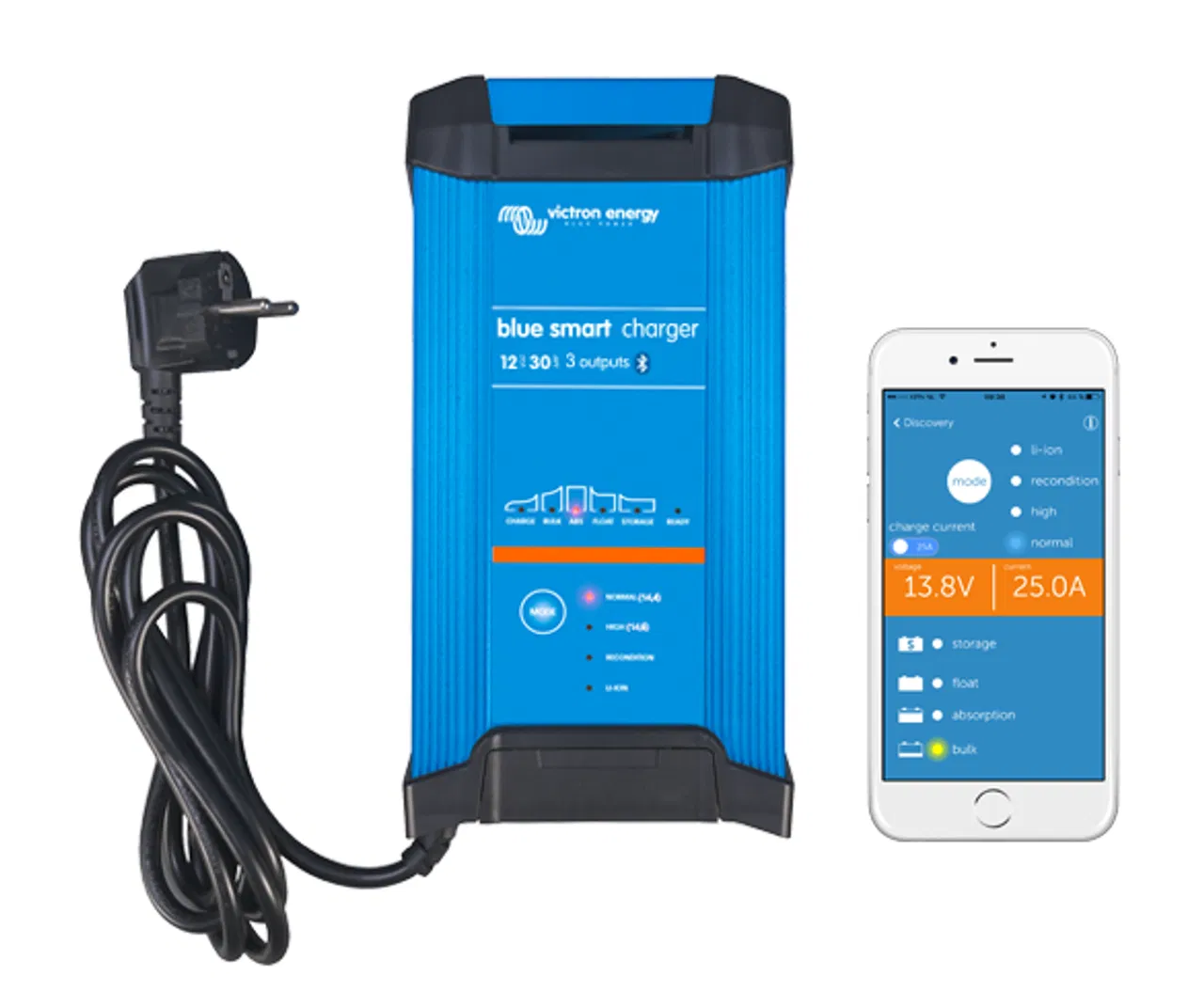 Victron Blue Smart Bluetooth IP22 Battery Charger 24/16(1) 240V AU/NZ Plug