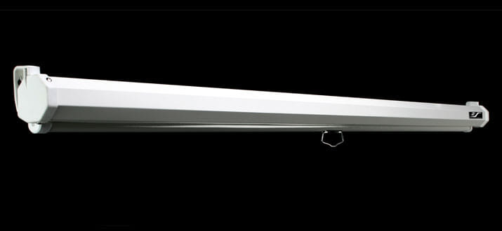ES Manual 120" 4:3 Pull Down Projector Screen WH