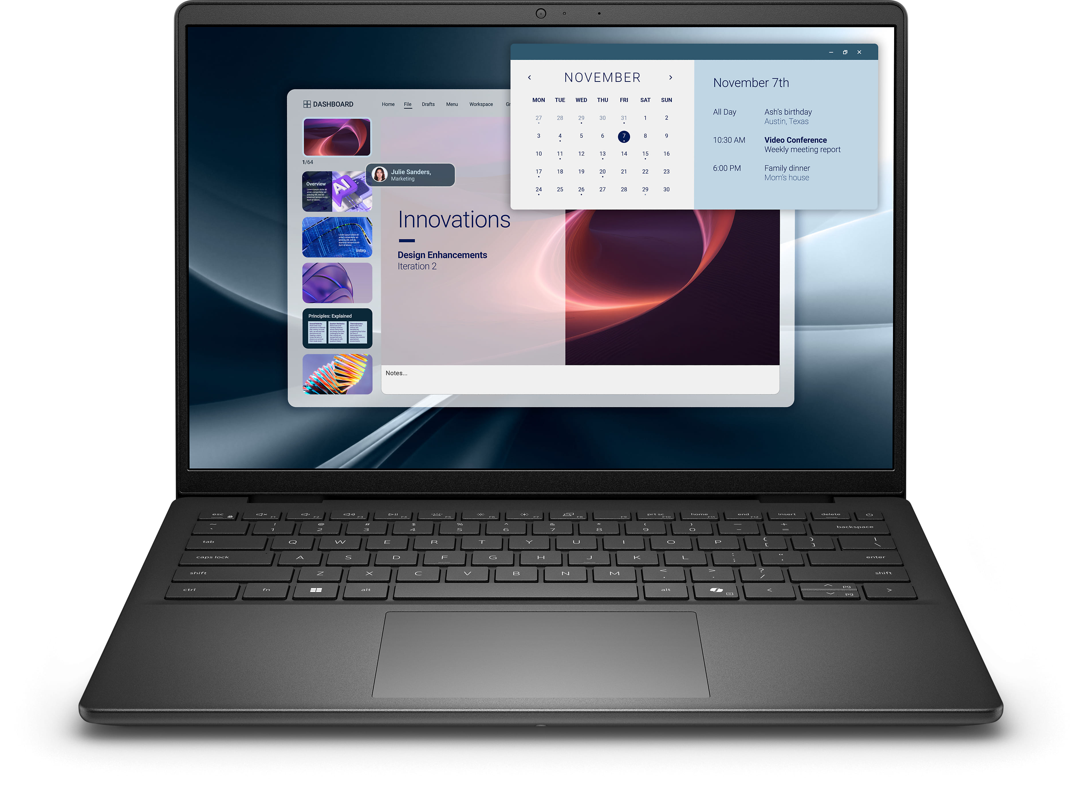 Dell Pro 14 PV14255 14" FHD Laptop, Ryzen 7 250P, 16GB RAM, 512GB SSD, Windows 11 Pro