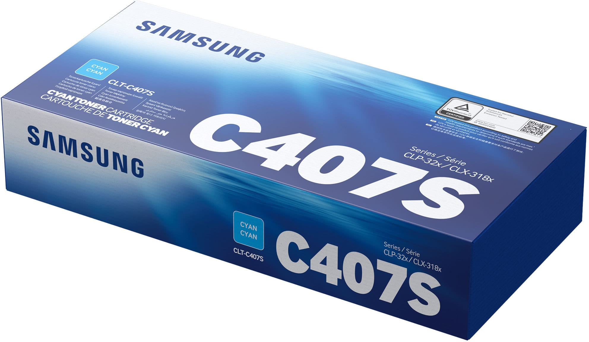 Samsung CLT-C407S Original Cyan Toner Cartridge