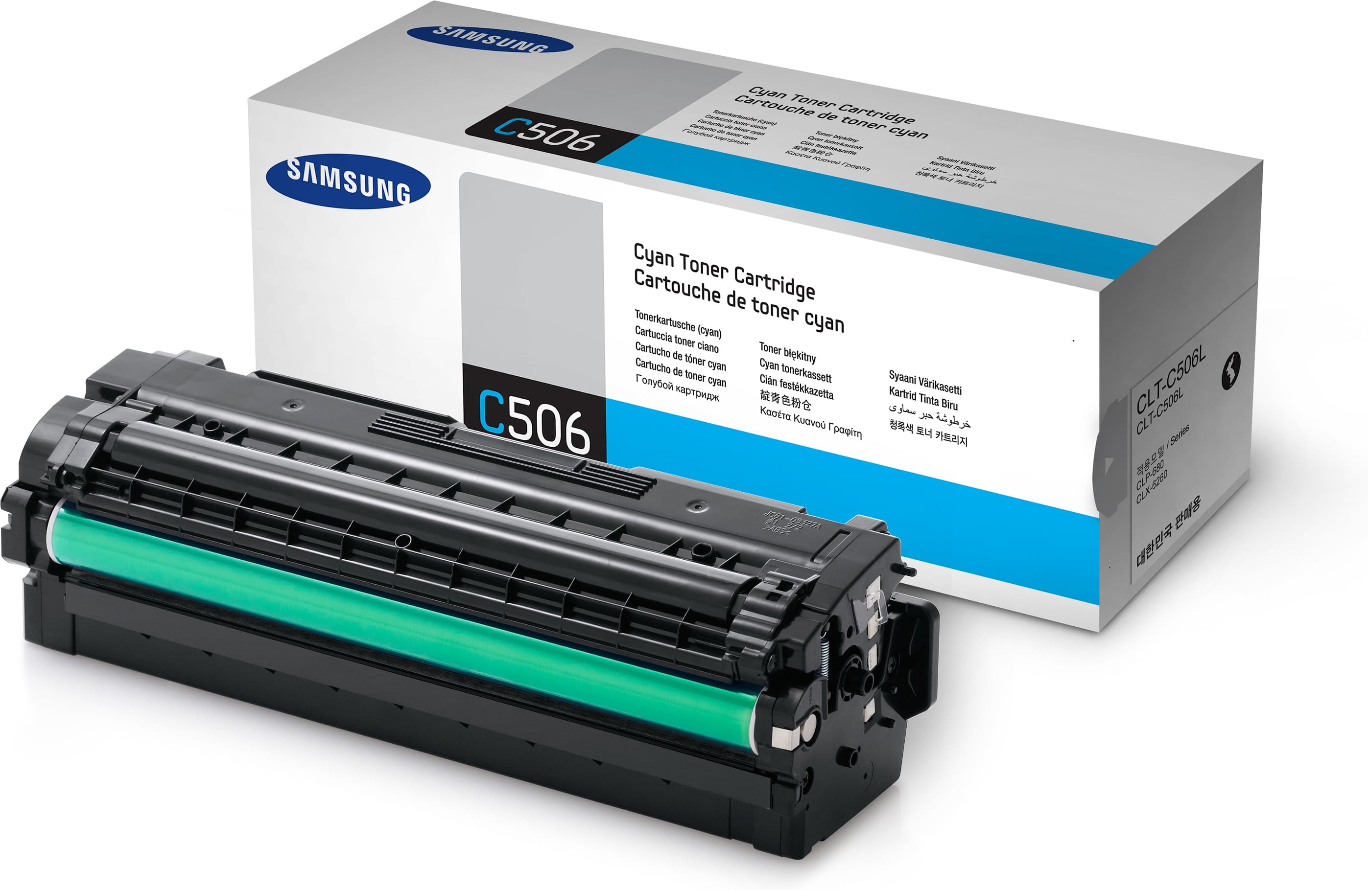 Samsung CLT-C506L Original Cyan Toner Cartridge