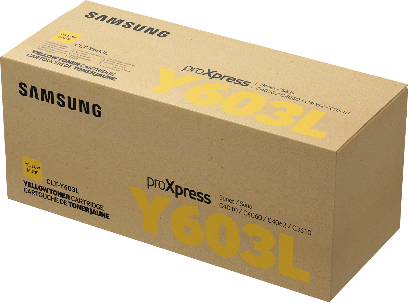 Samsung CLT-Y603L High-Yield Original Yellow Toner Cartridge