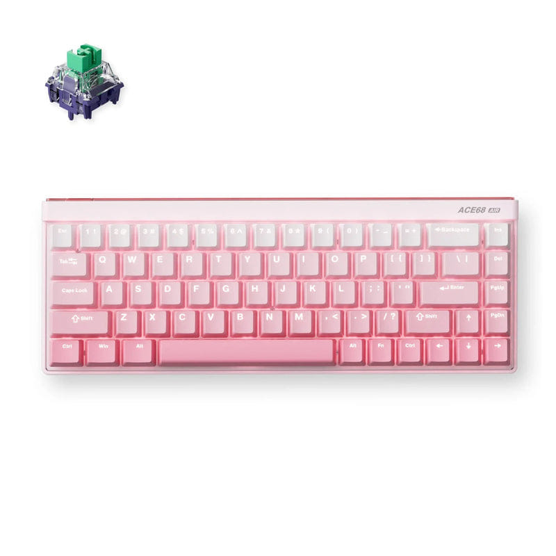 MCHOSE ACE 68 Air Hot-Swappable Peach Gradient Kailh Keyboard - Magnetic God Switch