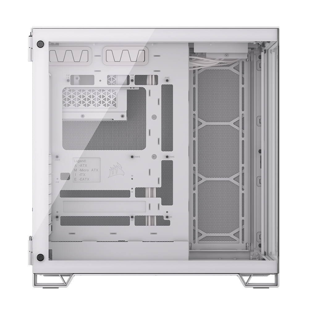 6500X Mid-Tower Dual Chamber PC Case - White
