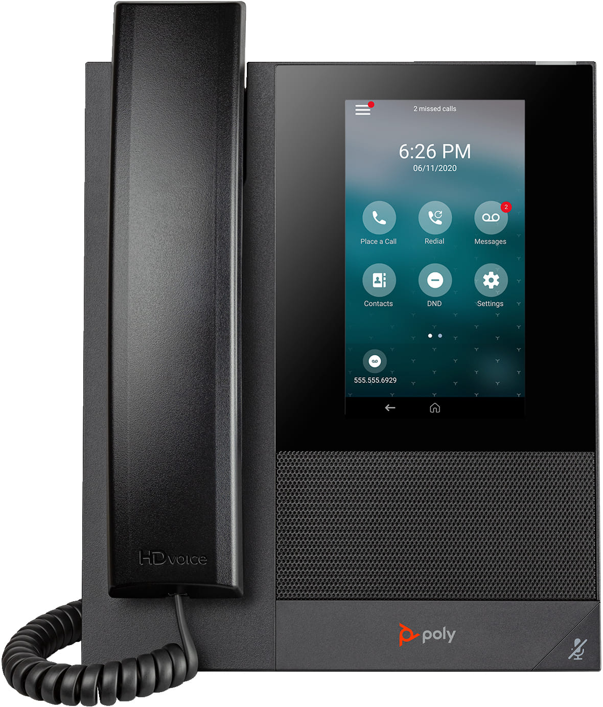 HP Poly CCX 400 Bus Media Phone w/Open SIP and PoE