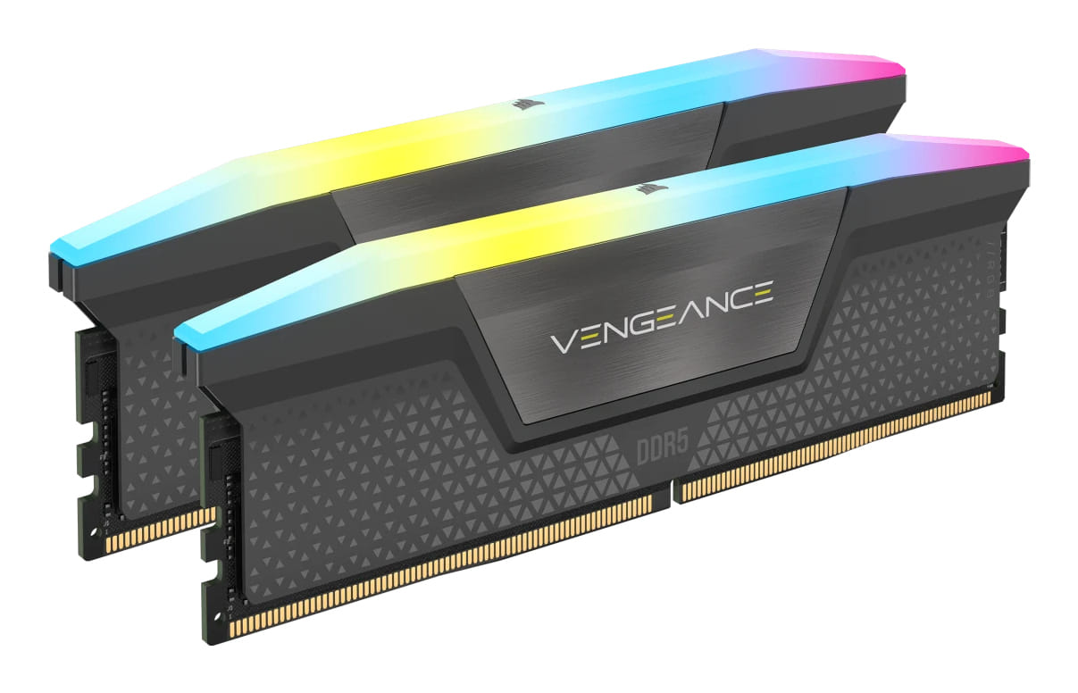 Corsair Vengeance RGB 64GB (2x32GB) DDR5-6000 Memory - Grey