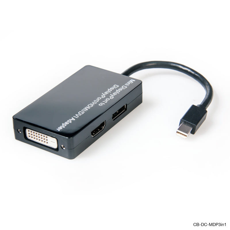 Connect 3in1 Mini DisplayPort to DisplayPort/HDMI/DVI