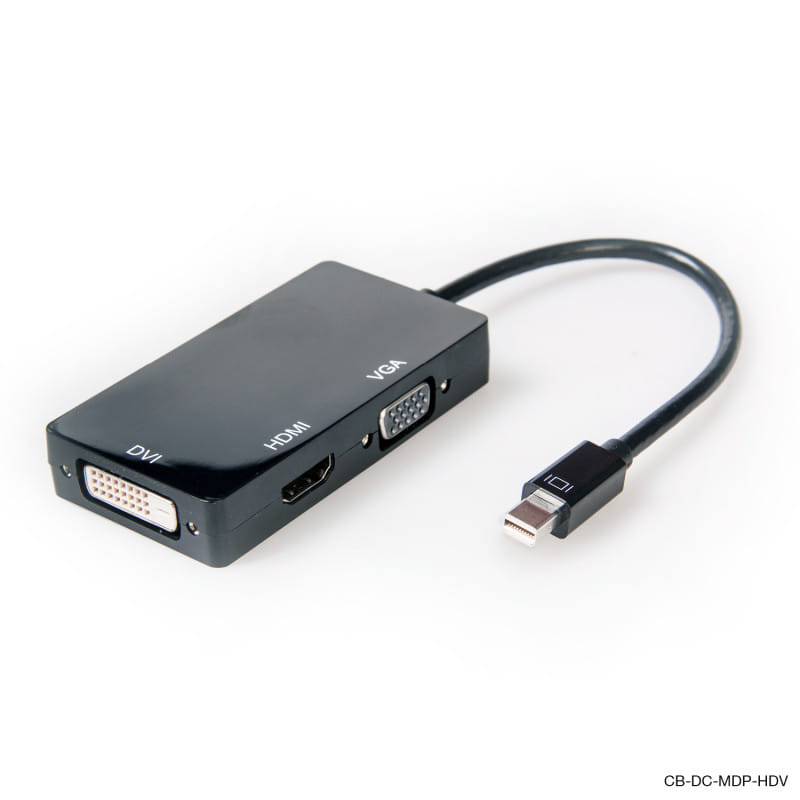 Connect 3in1 Mini DisplayPort to HDMI/DVI/VGA