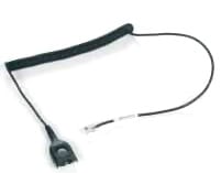 Sennheiser CAVA 31 Avaya RJ-11 Bottom Cable EasyDisconnect Black