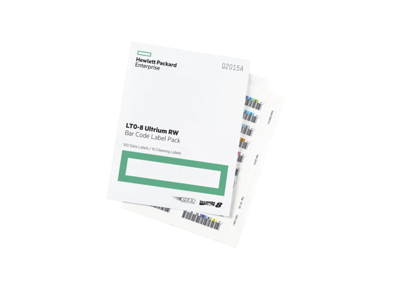 HPE LTO-8 30TB RW Bar Code Label Pack