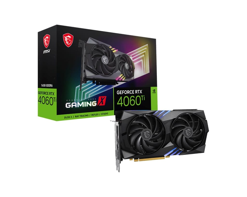 MSI GeForce RTX 4060 Ti Gaming X 16G Graphics Card