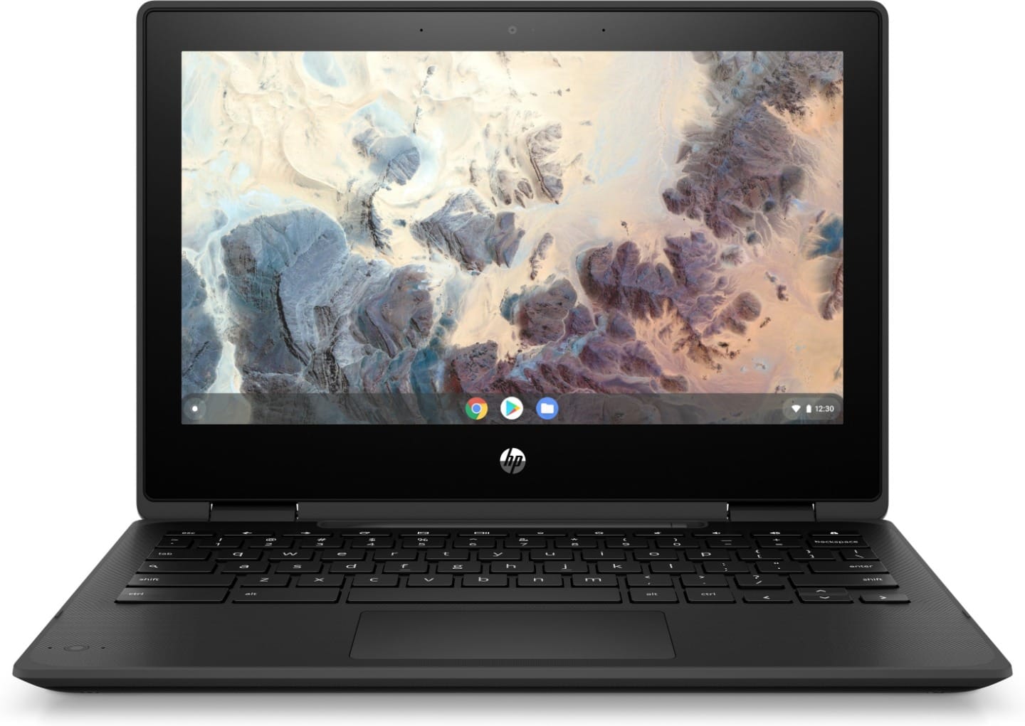 HP Chromebook x360 11 G4 Education Edition 11.6" Touchscreen Laptop, Celeron N4500, 4GB RAM, 32GB eMMC, ChromeOS - Jet Black
