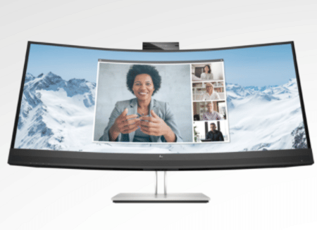 HP E34m G4 34" WQHD IPS HAS Curved Monitor