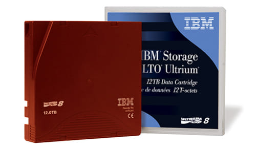 IBM LTO-8 Tape 12TB Native/30TB Compressed