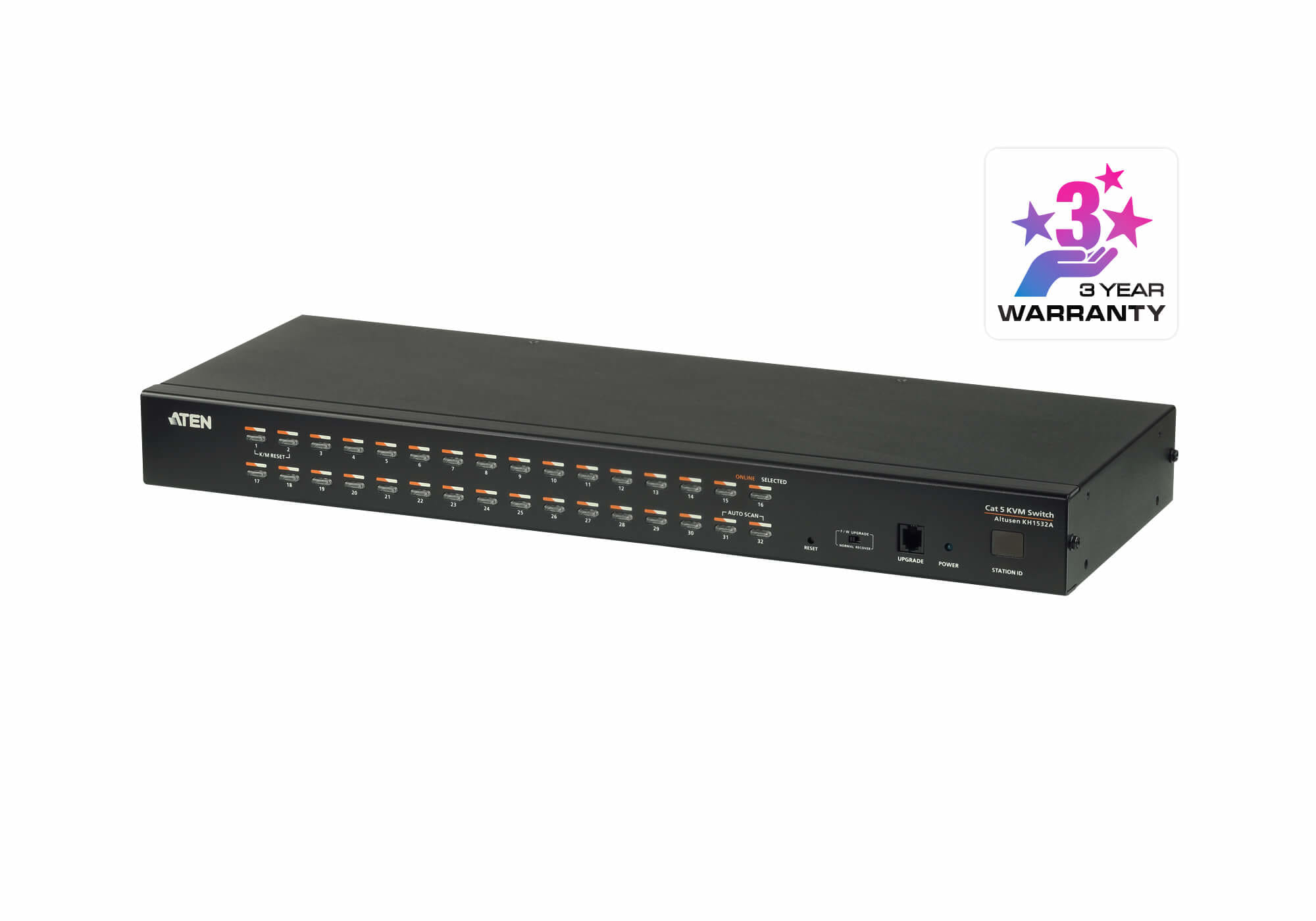 ATEN 32Port RackMount USB-PS/2 Cat5 KVM Switch