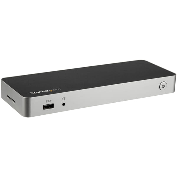 Startech Dual Monitor USB C Dock - Dual 4K DP / HDMI - 60W PD - SD