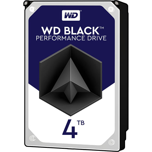WD Black 4TB 3.5" SATA 256MB PC Hard Drive