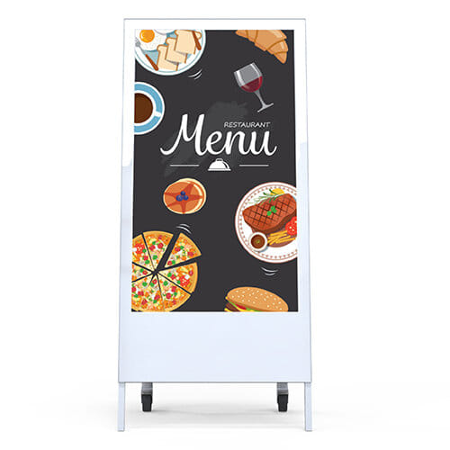 Mistumaru 43" FHD Mobile Indoor Digital A-Frame Display
