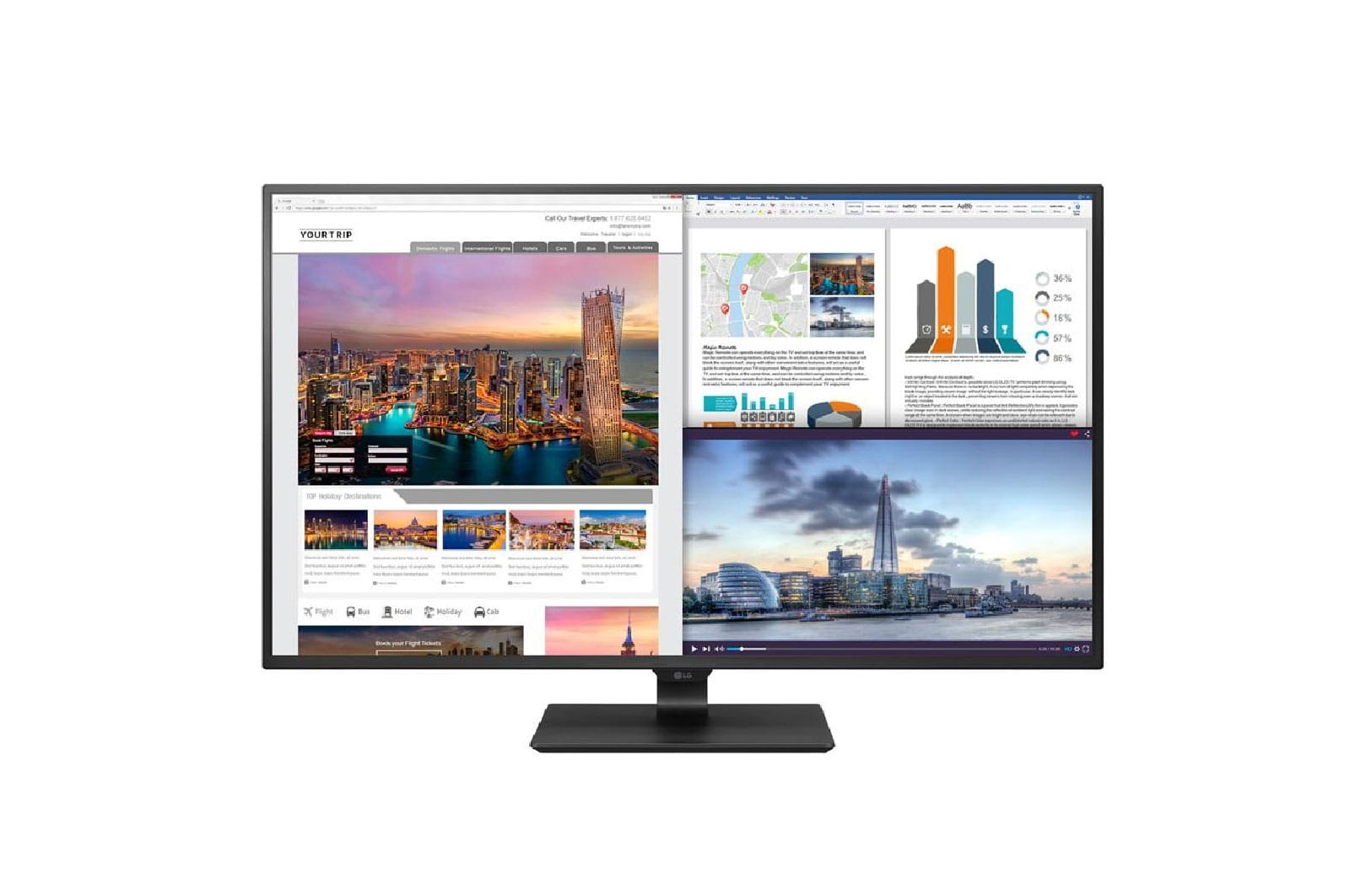 LG 43UD79-B 43'' Class 4K UHD IPS LED Monitor