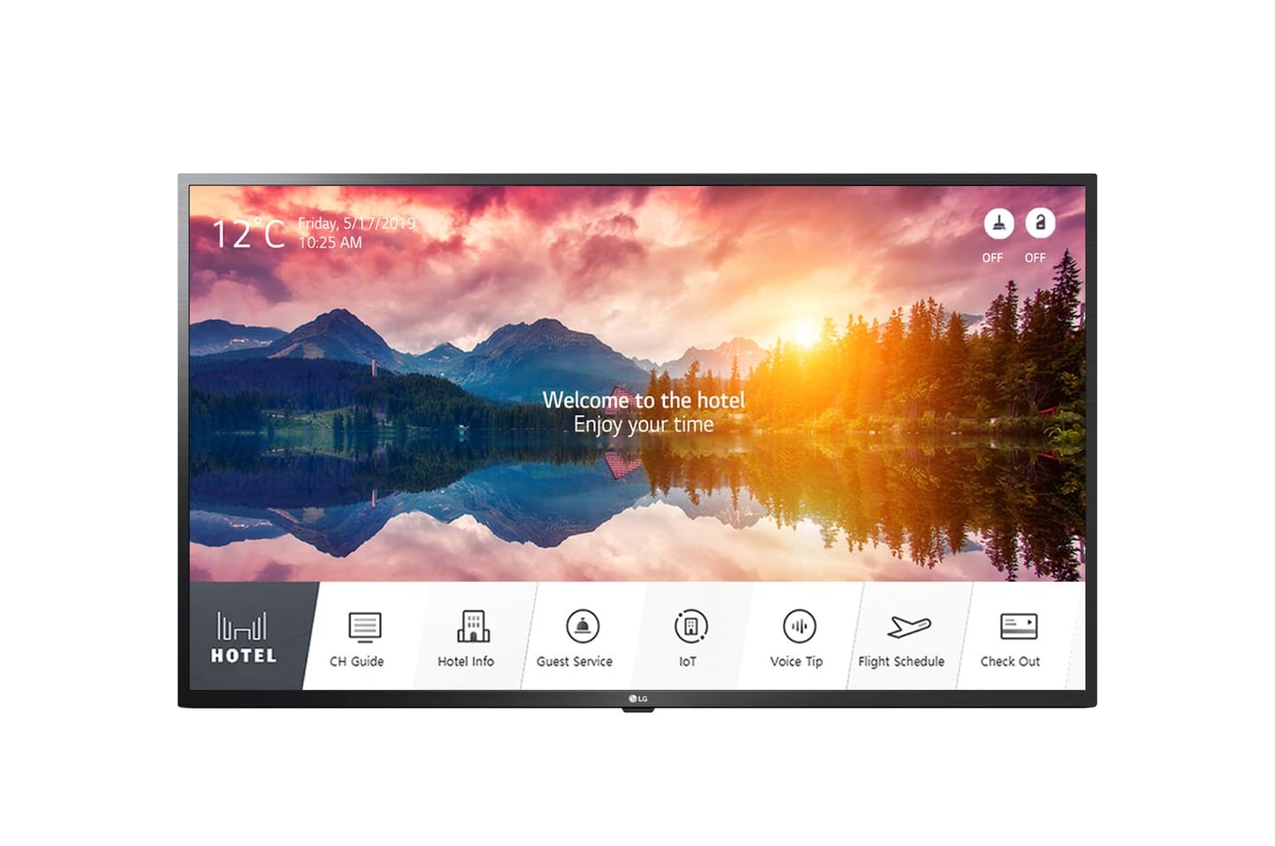 LG Commercial Hotel US665H 43" UHD TV