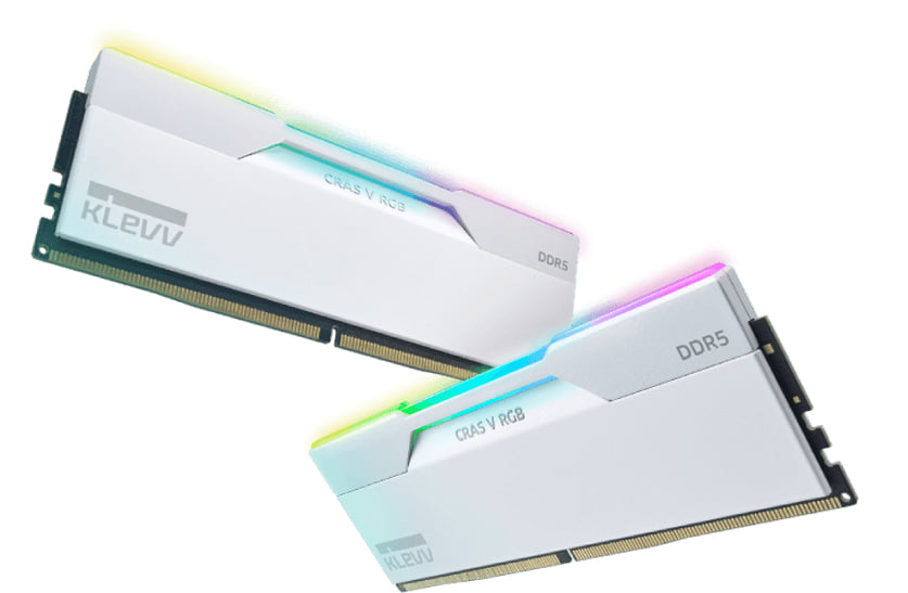 KLEVV Cras V RGB 32GB (2x16GB) DDR5-6000 Memory - White