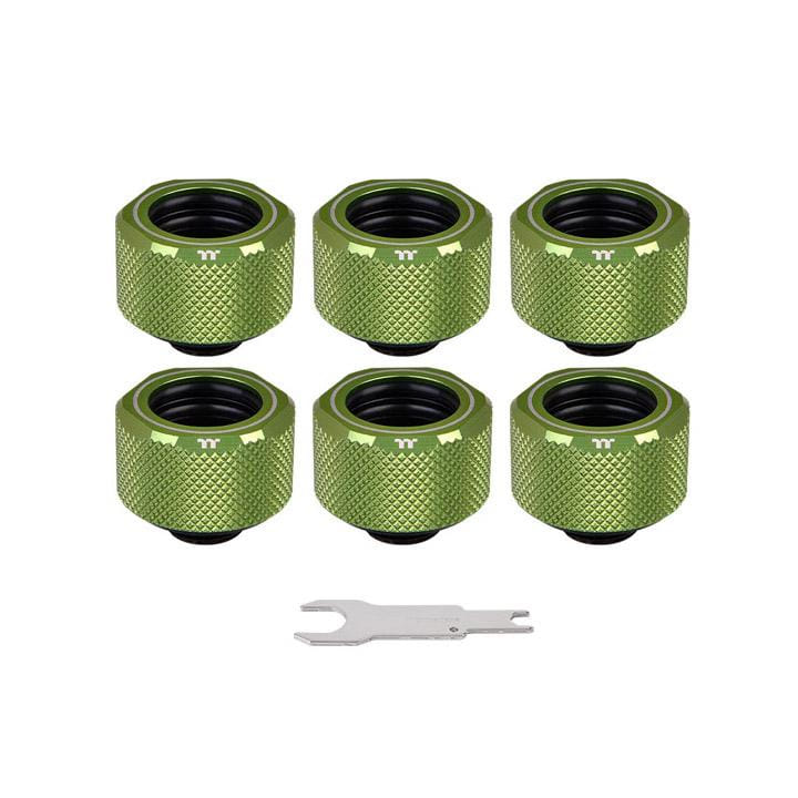 Thermaltake C-PRO G1/4 PETG Tube 16mm OD Compression - Green 6pk