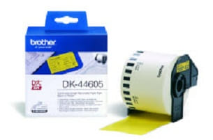 Brother Yellow 62mmx30.48m Roll