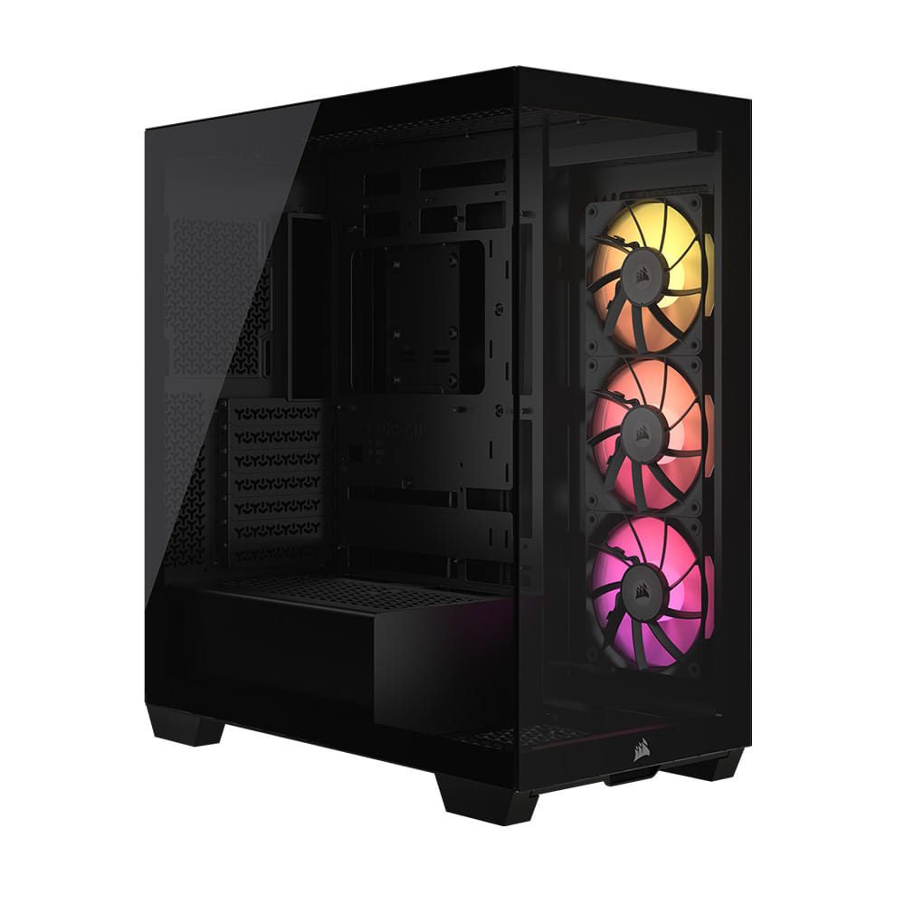 Corsair iCUE LINK 3500X RGB Mid-Tower E-ATX Computer Case - Black