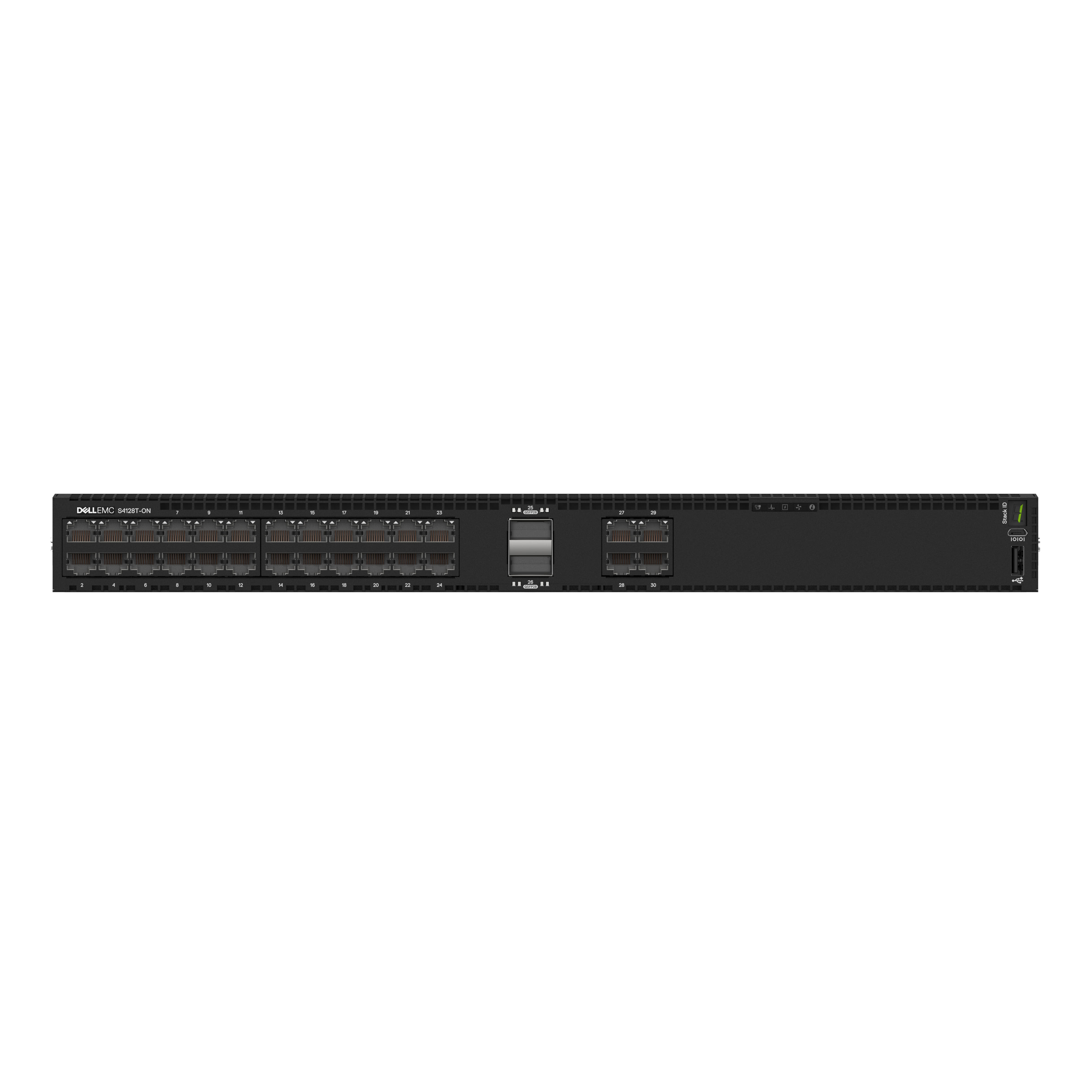 DELL S-Series S4128T Managed L2/L3 10G Ethernet (100/1000/10000) Black 1U