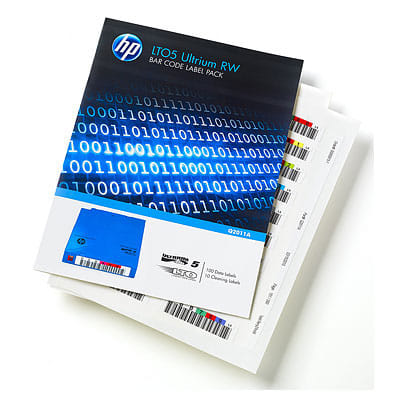 HP LTO5 Ultr RW Barcode Label Pack 100's
