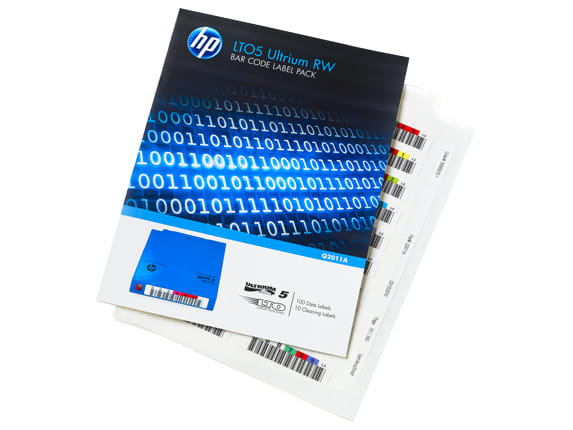 HP LTO5 Ultrium WORM Bar Code Label Pack
