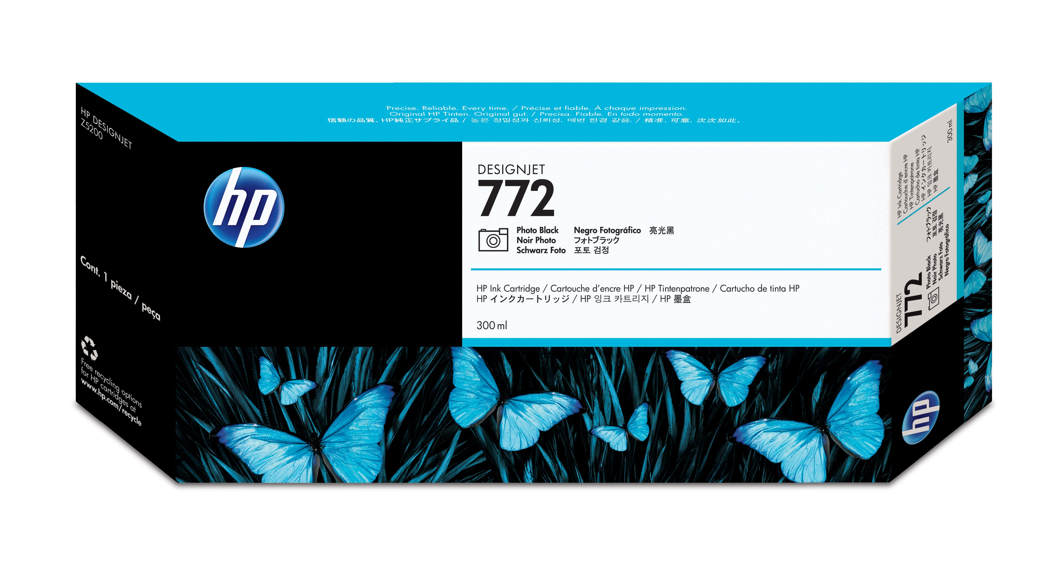 HP 772 300ml Photo Black Ink Cartridge