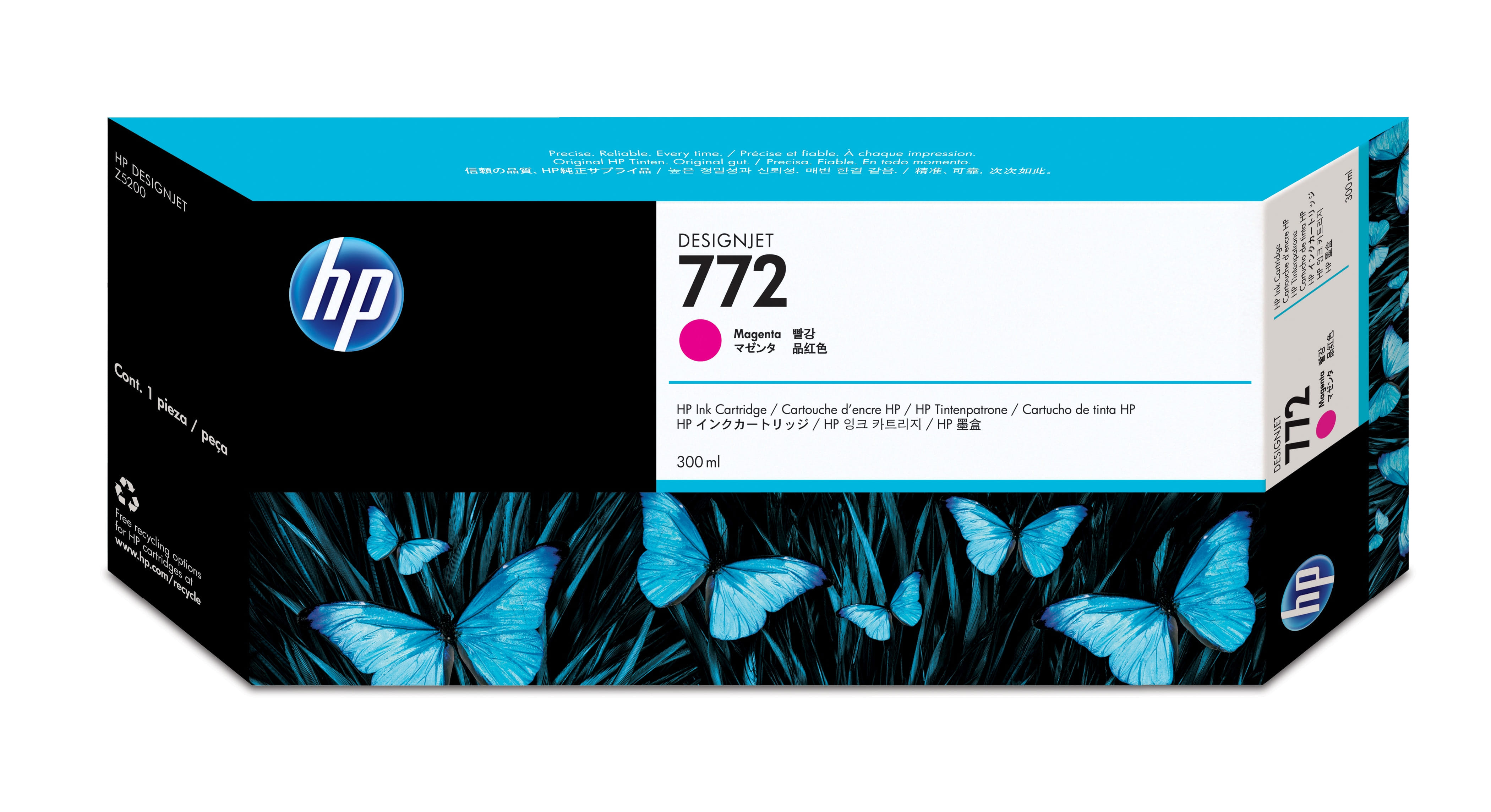 HP 772 300ml Magenta Ink Cartridge