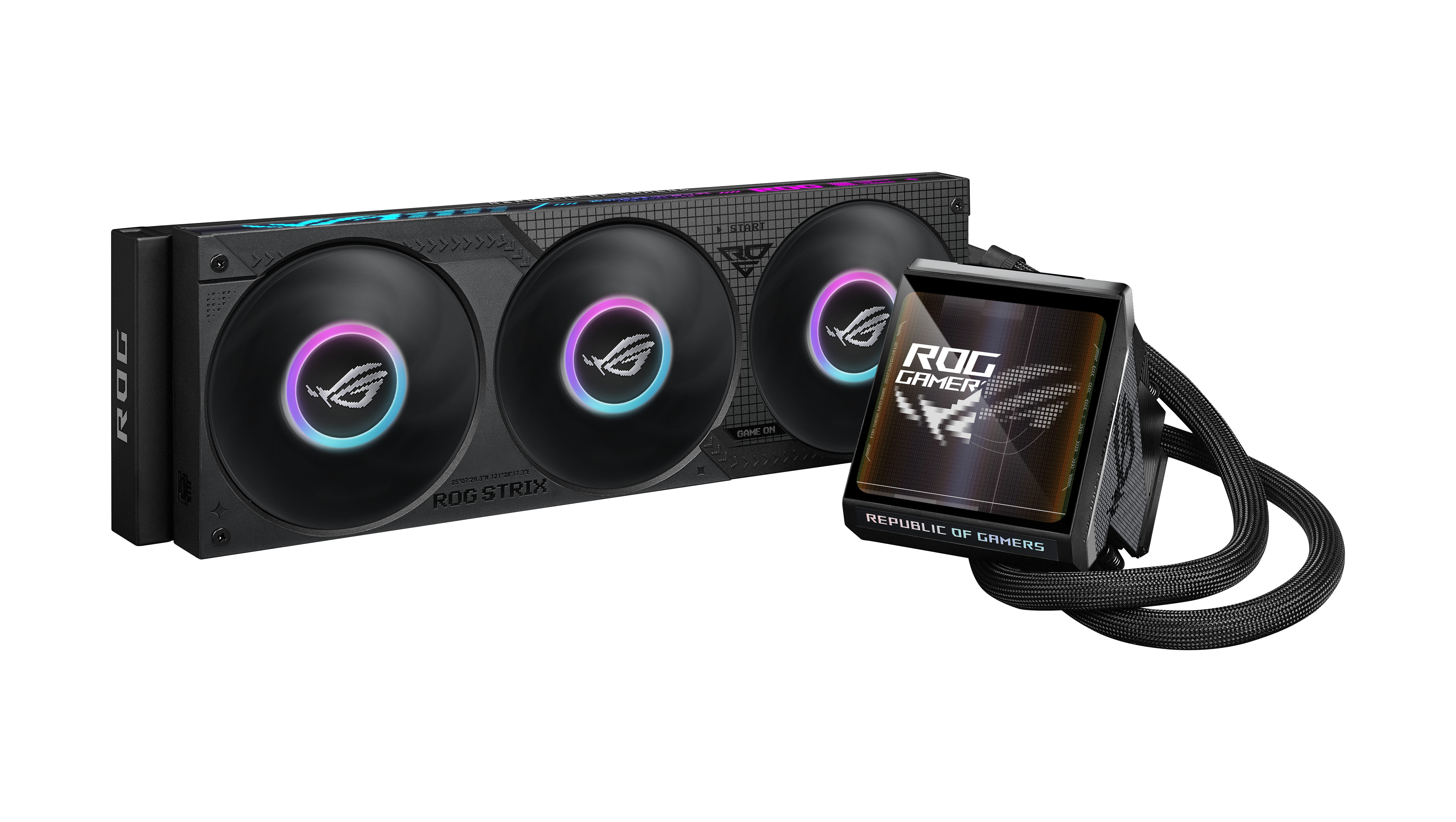 ASUS ROG Strix LC IV 360 ARGB LCD AIO Liquid CPU Cooler