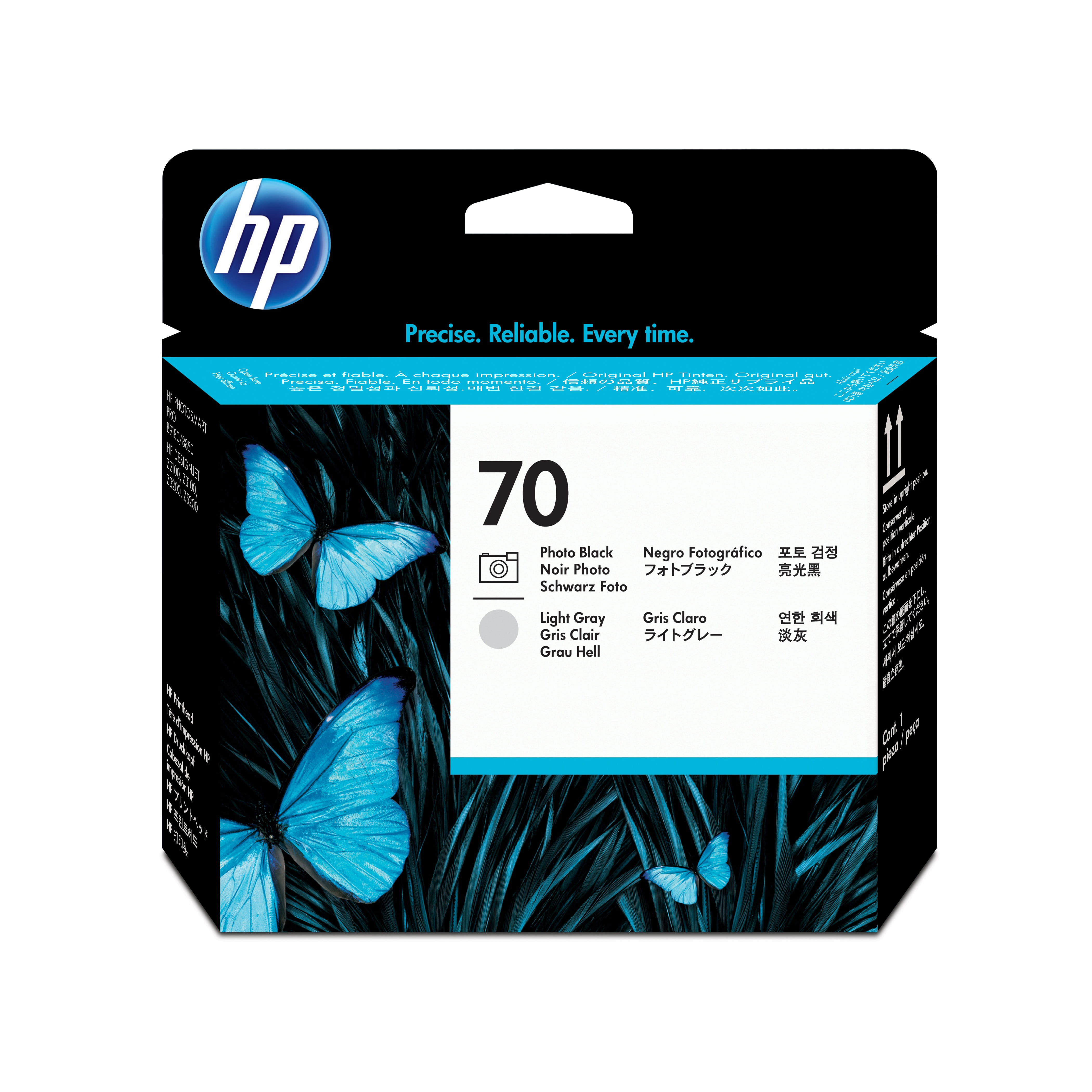 HP 70 Photo Black and LT Grey Printhead