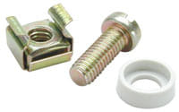 Lindy Cagenuts Screws and Washers Black (50-pack)