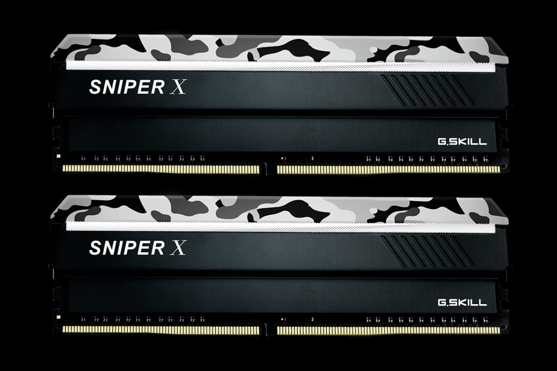 G.Skill Sniperx32GB(2x16GB) DDR4-3200 Memory - White